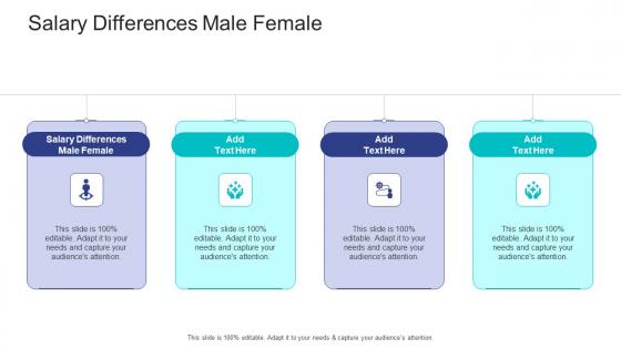Salary Differences Male Female In Powerpoint And Google Slides Cpb