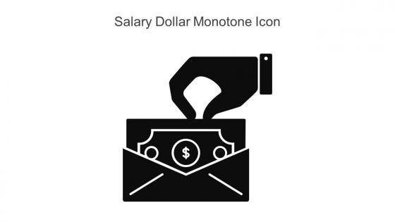 Salary Dollar Monotone Icon In Powerpoint Pptx Png And Editable Eps Format