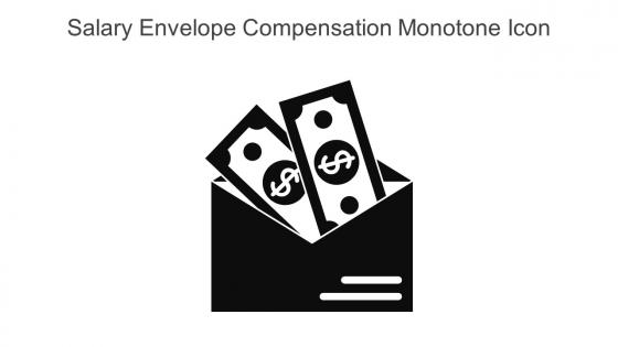 Salary Envelope Compensation Monotone Icon In Powerpoint Pptx Png And Editable Eps Format