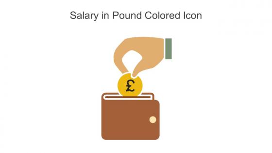 Salary In Pound Colored Icon In Powerpoint Pptx Png And Editable Eps Format