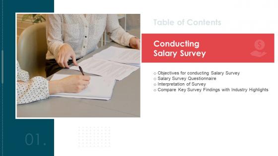 Salary Survey Report Table Of Contents Ppt Themes