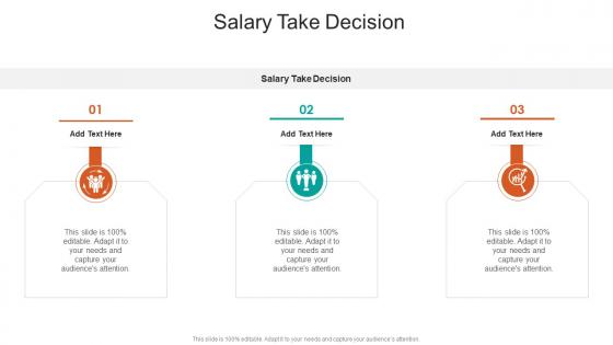 Salary Take Decision In Powerpoint And Google Slides Cpb
