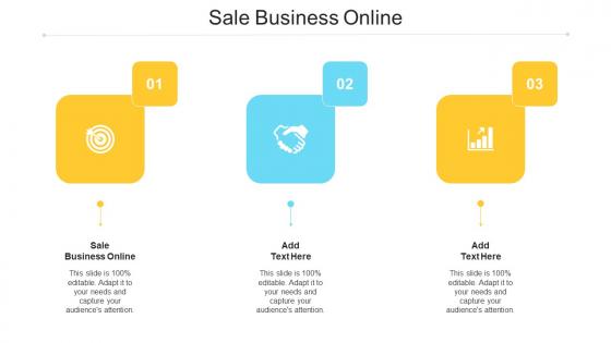 Sale Business Online In Powerpoint And Google Slides Cpb