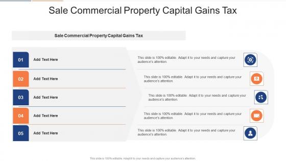 Sale Commercial Property Capital Gains Tax In Powerpoint And Google Slides Cpb