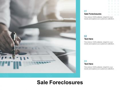 Sale foreclosures ppt powerpoint presentation slides layout ideas cpb