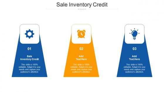 Sale Inventory Credit Ppt Powerpoint Presentation Styles Graphics Tutorials Cpb