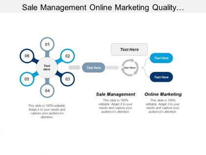 Sale management online marketing quality management project management cpb