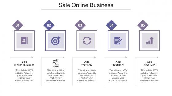 Sale Online Business In Powerpoint And Google Slides Cpb