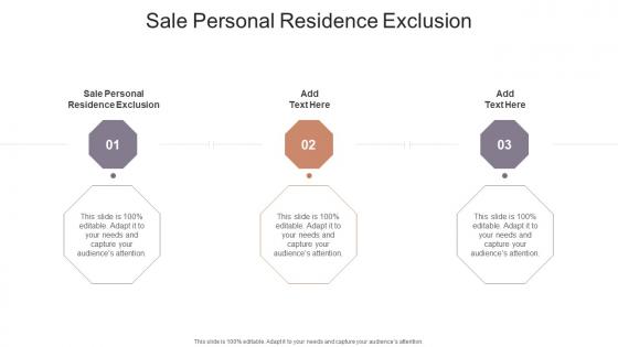 Sale Personal Residence Exclusion In Powerpoint And Google Slides Cpb