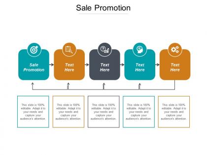 Sale promotion ppt powerpoint presentation model guide cpb