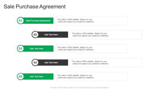 Sale Purchase Agreement In Powerpoint And Google Slides Cpb