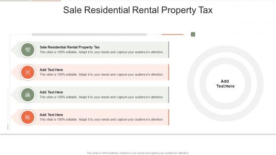 Sale Residential Rental Property Tax In Powerpoint And Google Slides Cpb