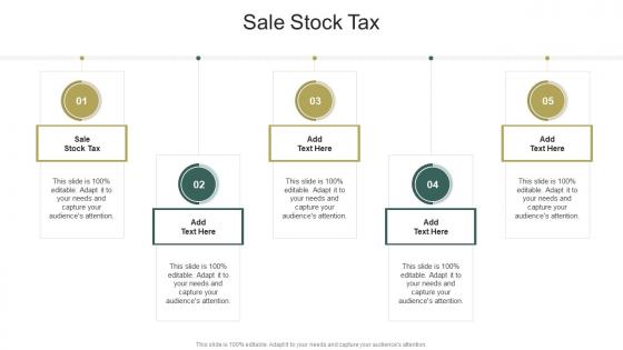 Sale Stock Tax In Powerpoint And Google Slides Cpb