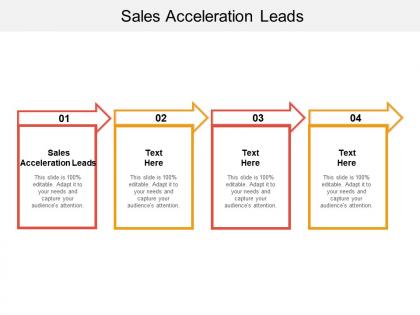 Sales acceleration leads ppt powerpoint presentation show format cpb