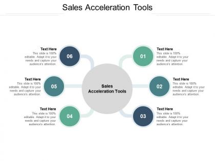 Sales acceleration tools ppt powerpoint presentation model professional cpb