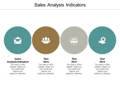Sales analysis indicators ppt powerpoint presentation icon deck cpb