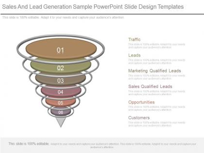 Sales and lead generation sample powerpoint slide design templates