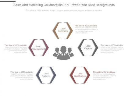 Sales and marketing collaboration ppt powerpoint slide backgrounds