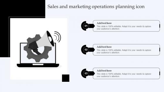 Sales And Marketing Operations Planning Icon