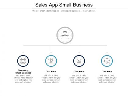 Sales app small business ppt powerpoint presentation icon cpb