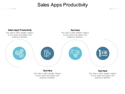 Sales apps productivity ppt powerpoint presentation icon graphics cpb