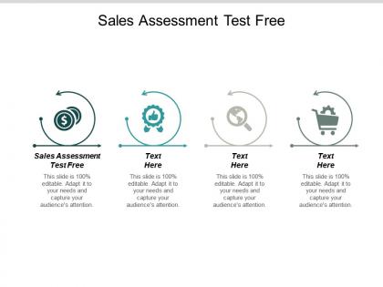 Sales assessment test free ppt powerpoint presentation outline graphics example cpb
