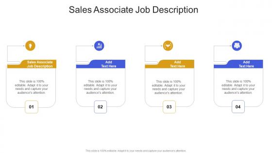 Sales Associate Job Description In Powerpoint And Google Slides Cpb