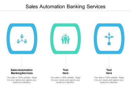 Sales automation banking services ppt powerpoint presentation file inspiration cpb