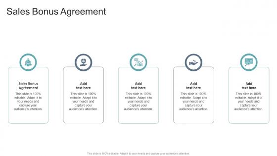 Sales Bonus Agreement In Powerpoint And Google Slides Cpb
