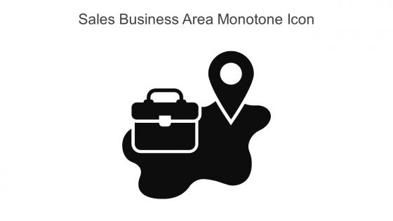 Sales Business Area Monotone Icon In Powerpoint Pptx Png And Editable Eps Format