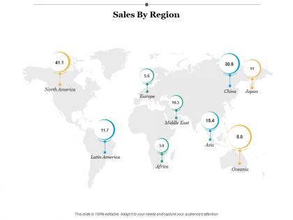 Sales by region geography ppt infographics example introduction