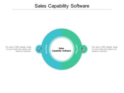 Sales capability software ppt powerpoint presentation professional layouts cpb