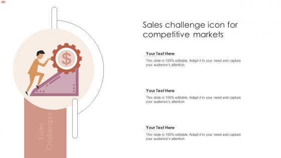 Sales Challenge Icon For Competitive Markets
