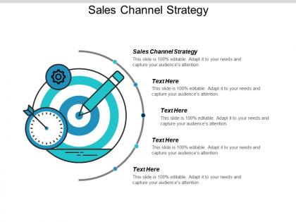 Sales channel strategy ppt powerpoint presentation icon templates cpb