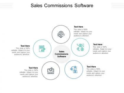Sales commissions software ppt powerpoint presentation gallery designs cpb