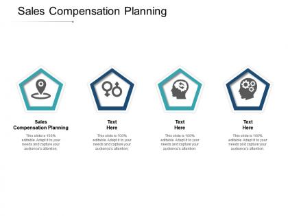 Sales compensation planning ppt powerpoint presentation model styles cpb