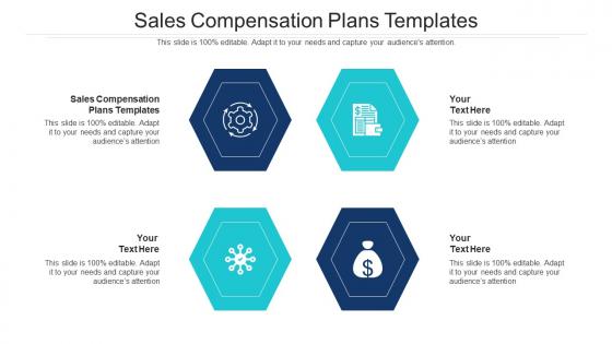 Sales Compensation Plans Templates Ppt Powerpoint Presentation Show Graphics Cpb