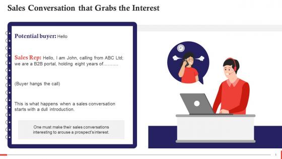 Sales Conversation That Grabs The Interest Training Ppt