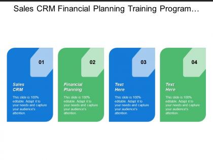 Sales crm financial planning training program code ethics