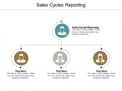 Sales cycles reporting ppt powerpoint presentation icon show cpb