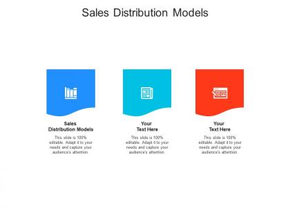 Sales distribution models ppt powerpoint presentation layouts backgrounds cpb
