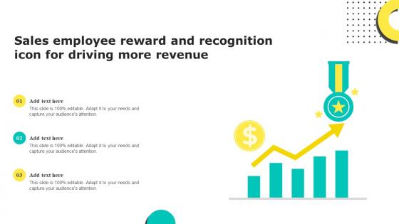Sales Employee Reward And Recognition Icon For Driving More Revenue