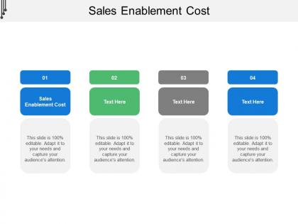Sales enablement cost ppt powerpoint presentation slides portrait cpb
