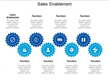Sales enablement ppt powerpoint presentation slides mockup cpb