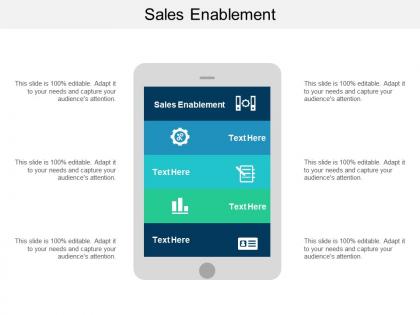 Sales enablement ppt powerpoint presentation styles background images cpb