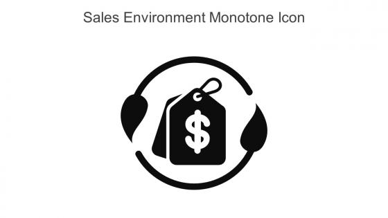 Sales Environment Monotone Icon In Powerpoint Pptx Png And Editable Eps Format