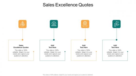 Sales Excellence Quotes In Powerpoint And Google Slides Cpb