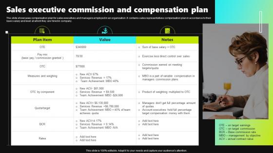Sales Executive Commission And Compensation Plan