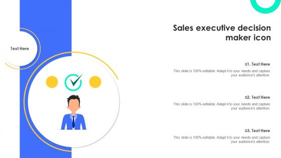 Sales Executive Decision Maker Icon