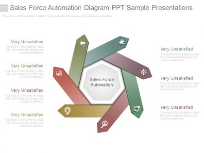 Sales force automation diagram ppt sample presentations
